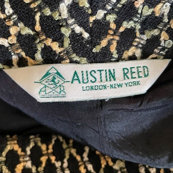 Vintage Austin Reed Patterned & Textured Silk Blend Blazer - Picture 8 of 11